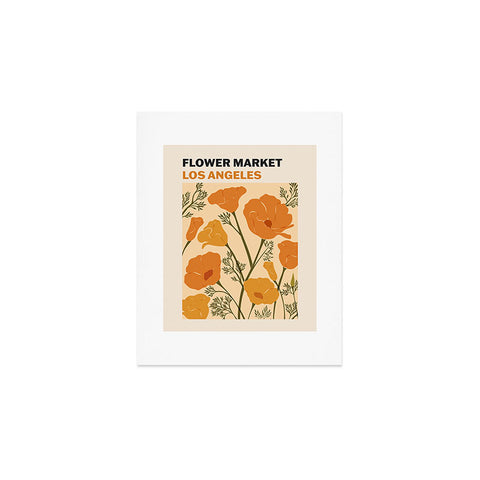 Cuss Yeah Designs Flower Market Los Angeles Art Print