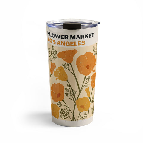 Cuss Yeah Designs Flower Market Los Angeles Travel Mug