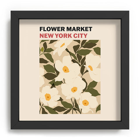 Cuss Yeah Designs Flower Market NYC Recessed Framing Square