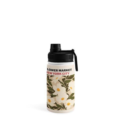 Cuss Yeah Designs Flower Market NYC Water Bottle
