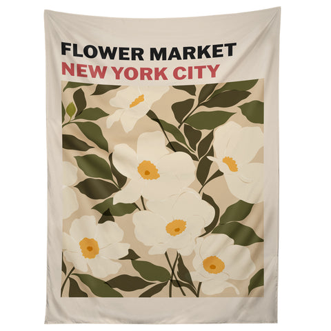Cuss Yeah Designs Flower Market NYC Tapestry