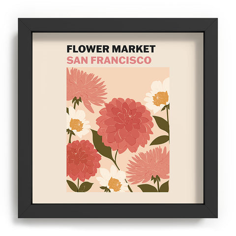 Cuss Yeah Designs Flower Market San Francisco Recessed Framing Square
