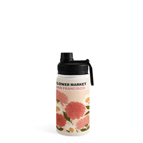 Cuss Yeah Designs Flower Market San Francisco Water Bottle