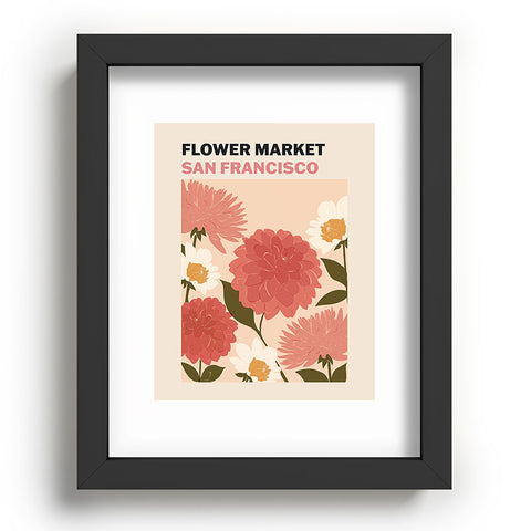 Cuss Yeah Designs Flower Market San Francisco Recessed Framing Rectangle
