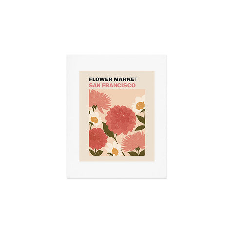 Cuss Yeah Designs Flower Market San Francisco Art Print