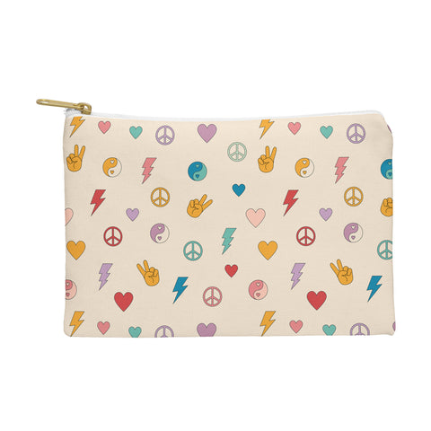 Cuss Yeah Designs Groovy Peace and Love Pouch
