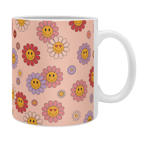 Cuss Yeah Designs Happy Valentines Daisies Coffee Mug