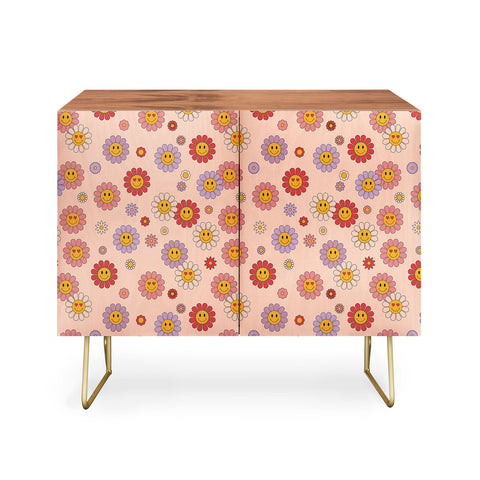 Cuss Yeah Designs Happy Valentines Daisies Credenza