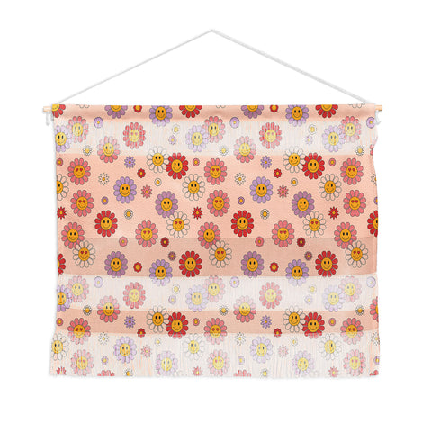 Cuss Yeah Designs Happy Valentines Daisies Wall Hanging Landscape