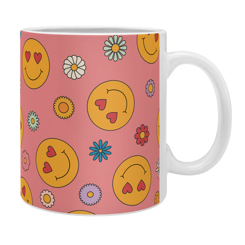 Cuss Yeah Designs Heart Eyes Smiley Face Coffee Mug