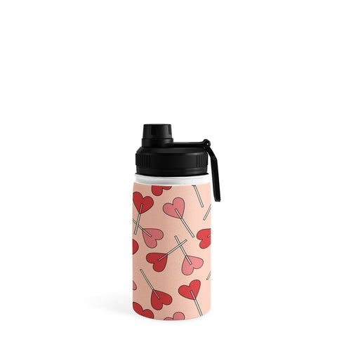 Cuss Yeah Designs Heart Lollipops Water Bottle