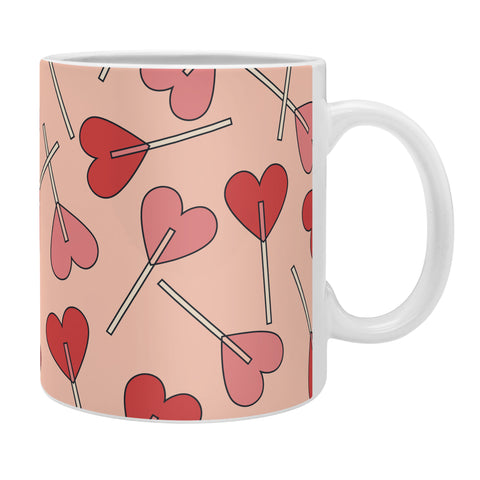 Cuss Yeah Designs Heart Lollipops Coffee Mug