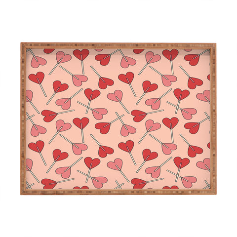 Cuss Yeah Designs Heart Lollipops Rectangular Tray