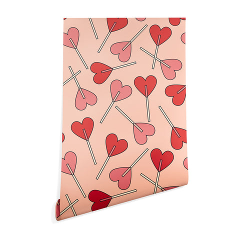 Cuss Yeah Designs Heart Lollipops Wallpaper