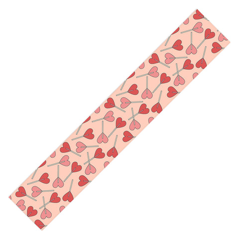 Cuss Yeah Designs Heart Lollipops Table Runner