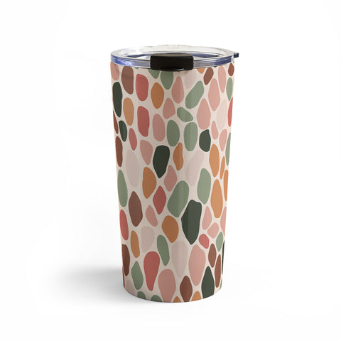 Cuss Yeah Designs Multicolor Snake Scale Pattern Travel Mug