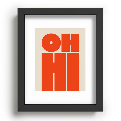 Cuss Yeah Designs OH HI Recessed Framing Rectangle