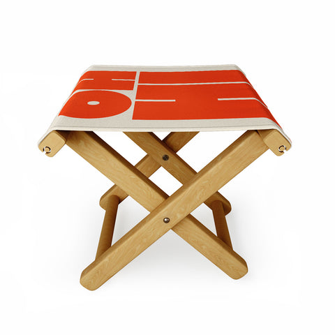 Cuss Yeah Designs OH HI Folding Stool