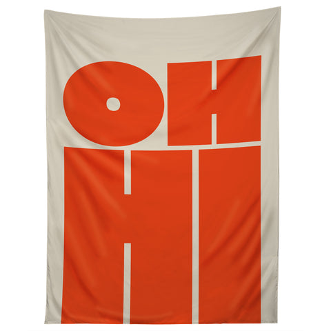 Cuss Yeah Designs OH HI Tapestry