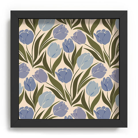 Cuss Yeah Designs Periwinkle Tulip Field Recessed Framing Square
