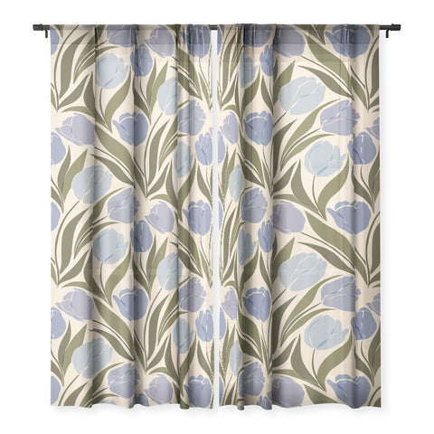 Cuss Yeah Designs Periwinkle Tulip Field Sheer Non Repeat