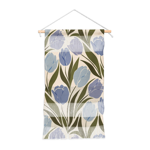 Cuss Yeah Designs Periwinkle Tulip Field Wall Hanging Portrait
