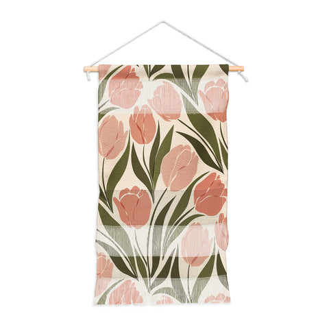 Cuss Yeah Designs Pink Tulip Field Wall Hanging Portrait