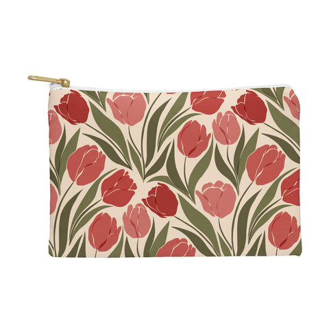 Cuss Yeah Designs Red Tulip Field Pouch