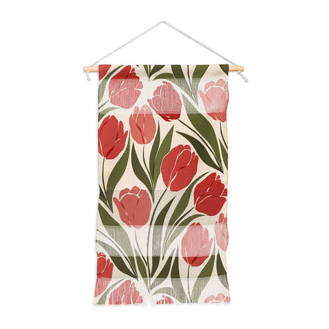 Cuss Yeah Designs Red Tulip Field Wall Hanging Portrait