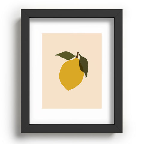 Cuss Yeah Designs Single Lemon I Recessed Framing Rectangle
