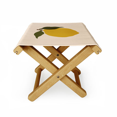 Cuss Yeah Designs Single Lemon I Folding Stool