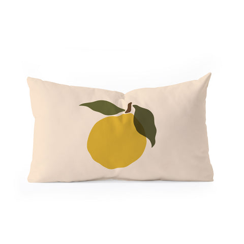 Cuss Yeah Designs Single Lemon I Oblong Throw Pillow