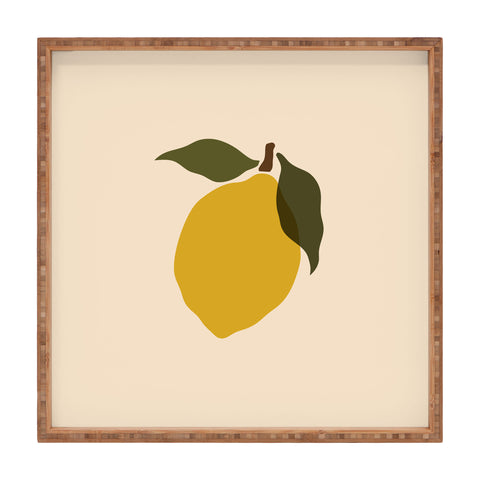 Cuss Yeah Designs Single Lemon I Square Tray
