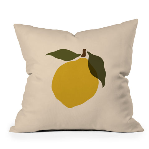 Cuss Yeah Designs Single Lemon I Throw Pillow