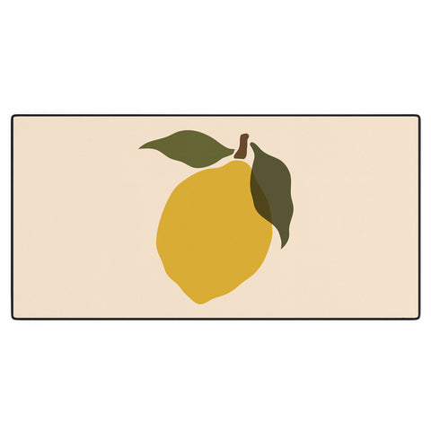 Cuss Yeah Designs Single Lemon I Desk Mat