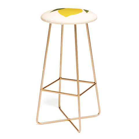Cuss Yeah Designs Single Lemon II Bar Stool