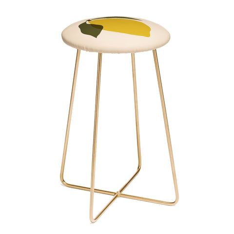Cuss Yeah Designs Single Lemon II Counter Stool