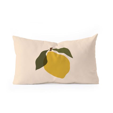 Cuss Yeah Designs Single Lemon II Oblong Throw Pillow