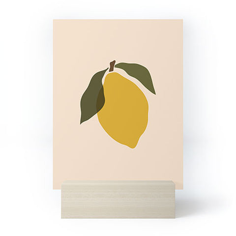 Cuss Yeah Designs Single Lemon II Mini Art Print