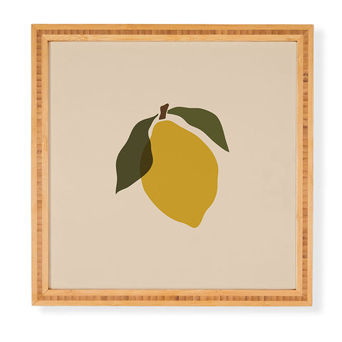 Cuss Yeah Designs Single Lemon II Framed Wall Art