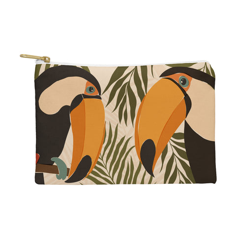 Cuss Yeah Designs Tropical Toucans Pouch