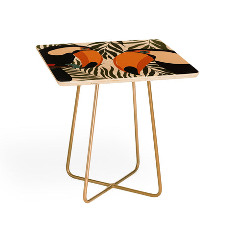 Cuss Yeah Designs Tropical Toucans Side Table