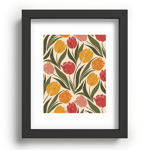 Cuss Yeah Designs Tulip Field Sunset Palette Recessed Framing Rectangle