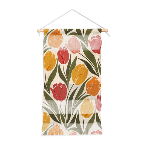Cuss Yeah Designs Tulip Field Sunset Palette Wall Hanging Portrait