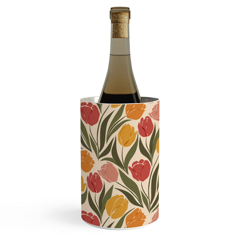 Cuss Yeah Designs Tulip Field Sunset Palette Wine Chiller