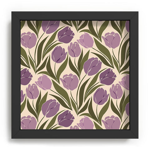 Cuss Yeah Designs Violet Tulip Field Recessed Framing Square