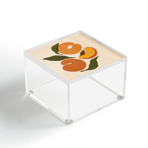Cuss Yeah Designs Yellow Peaches Acrylic Box