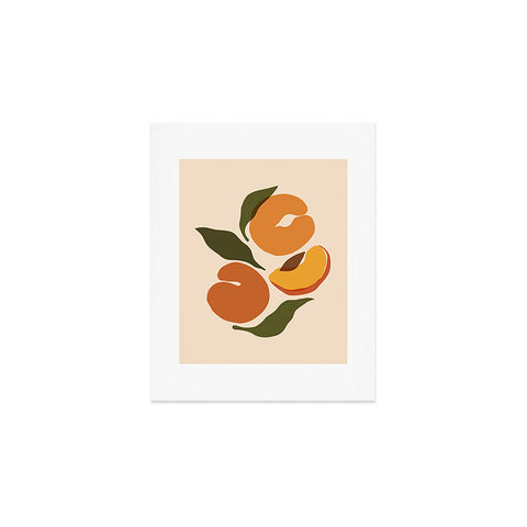 Cuss Yeah Designs Yellow Peaches Art Print
