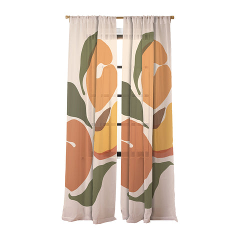 Cuss Yeah Designs Yellow Peaches Sheer Non Repeat