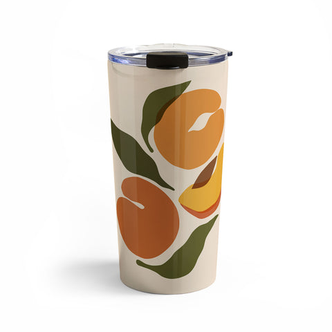 Cuss Yeah Designs Yellow Peaches Travel Mug